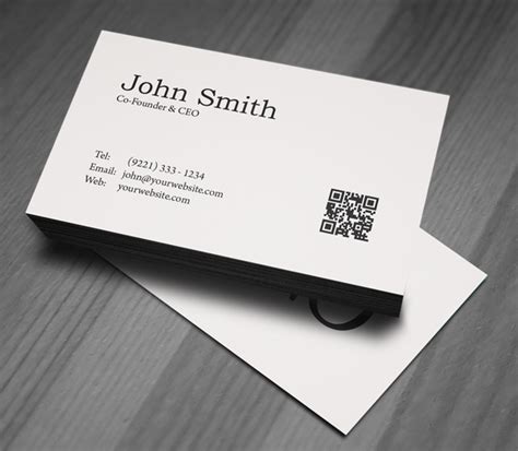Free Minimalist Business Cards templates to design online .